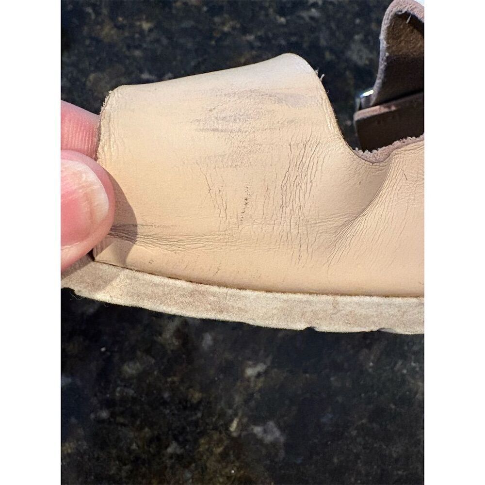 Birkenstock Arizona Women's Sandals Size 6 Ivory Leather Slip-On - Picture 8 of 16